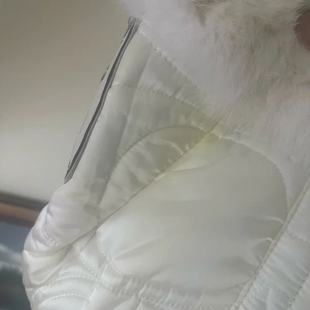 Coach White Fur-Trimmed Shoulder Bag - Picture 9 of 15